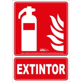 Senal extintor PVC A ASA010 ATM Senalización