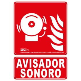 Senal avisador sonoro PVC A ASA070 ATM Senalización