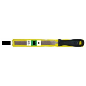 Lima de mecánico plana paralela con mango negro en funda F 8 Erizo
