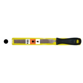 Lima de mecánico redonda con mango negro en funda B 10 Erizo