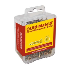 ULTI-MATE II S35040L - Tornillo de alto rendimiento Bicromatado en caja L de 100 uds. (3,5x40 mm)