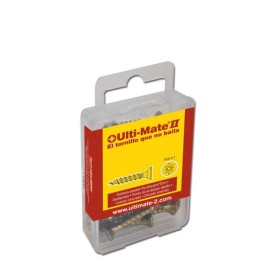 ULTI-MATE II S50025S - Tornillo de alto rendimiento Bicromatado en caja S de 10 uds (5,0x25mm)