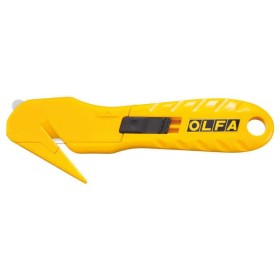 OLFA SK-10 - Cúter de seguridad con cuchilla oculta rectangular de 17,8mm
