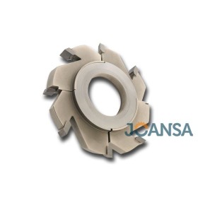 FRESA REGULABLE PARA RANURAR Z-4+4 Diametro 140 m/m Eje 50 m/m Ancho 4.5/7 m/m Calidad MD Joansa