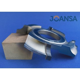 FRESA RADIO CONVEXO 1/4 Z-4 Diametro -140 m/m eje 50 m/m R-12 ancho -20 m/m Joansa