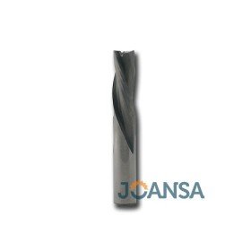 Fresa helicolidal Z-3 Negativo  Diámetro: 10 mm - Largo Corte 52 mm - Mango: 10 mm Joansa
