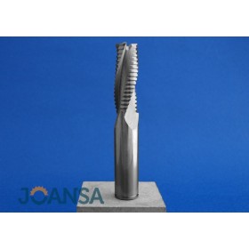 Fresa helicolidal Z-3 Desbaste Diámetro: 8 mm - Largo Corte 32 mm - Mango: 8 mm Joansa