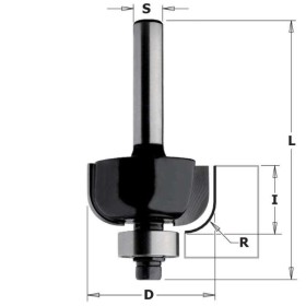 FRESA DE RADIO CONVEXO HW Z2 S:8 D:38.1x16x62 R:12.7 DX CMT