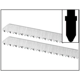 Hojas de sierra largo extra HSS, 2.5mm entre dientes, cortes finos Neutechnik