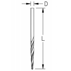 Broca cónica HSS ø 6,3x2.4 mm WPW