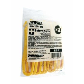 Pack de 10 cúters de seguridad desechables con cuchillas ocultas SK-15 Olfa