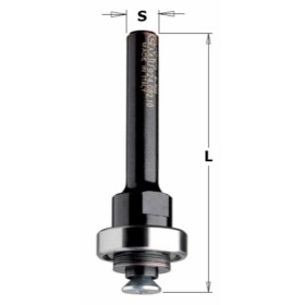 Mandril portafresas c/rodam. 22 S:8 L:61 con tornillo m5sv. CMT