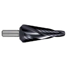 RUKO 101401F - Broca cónica para chapa HSS-TiAIN con canales en espiral (ø 4,0-14,0mm)