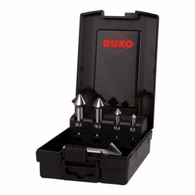 Juegos de avellanadores cónicos ULTIMATECUT 4S HSS DIN 335 90° en estuche de plástico 5 piezas 10289