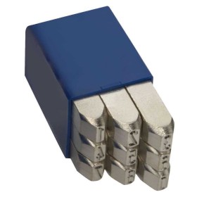 GRAVUREM 11004000 - Juego numeración Nº1 extra-extra 9 piezas (0-9) - Especial acero Inox (4mm)