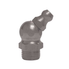 Engrasadores hidráulicos 45º DIN 71412 tipo H2 R.M10x10 x L.25 x Ø11 inox (25 uds) Umeta