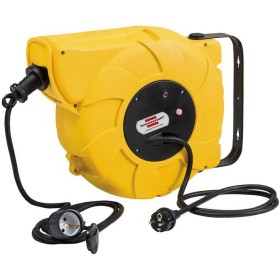 Enrollacables de carrete automático IP44 H07RN-F 3G15 para industria y construcción 9+2 Brennenstuhl