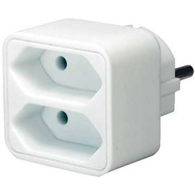 Enchufe adaptador con 2 tomas de corriente Euro Brennenstuhl