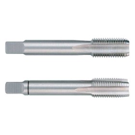 RUKO 235100 - Juego de 2 machos para roscar a mano MFDIN2181HSS rectificados con rosca MF10 x 1mm