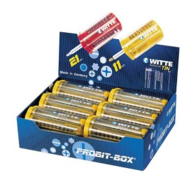 WITTE 27785 - Caja de 21 puntas de atornillar PROBIT-BOX (Tipo TiN amarillo)