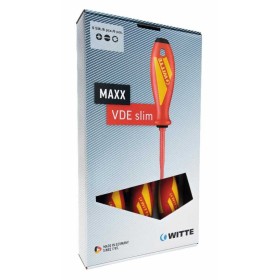 Juego de destornilladores aislados con varilla reducida MAXX VDE Slim Witte