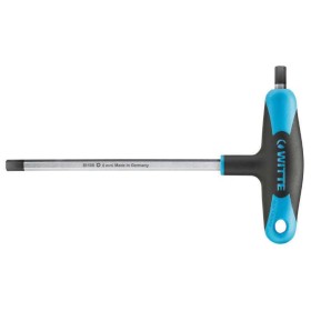 WITTE 81125 - Llave en T hexagonal doble varilla PRO  (2,5x100)