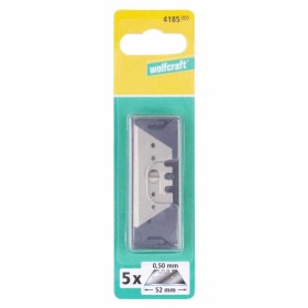 5 cuchillas trapezoidales profesionales de 0,50 x 52 mm Wolfcraft