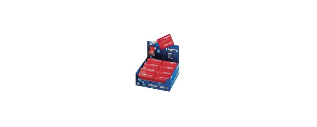Cajas de puntas de atornillar surtidas + portapuntas